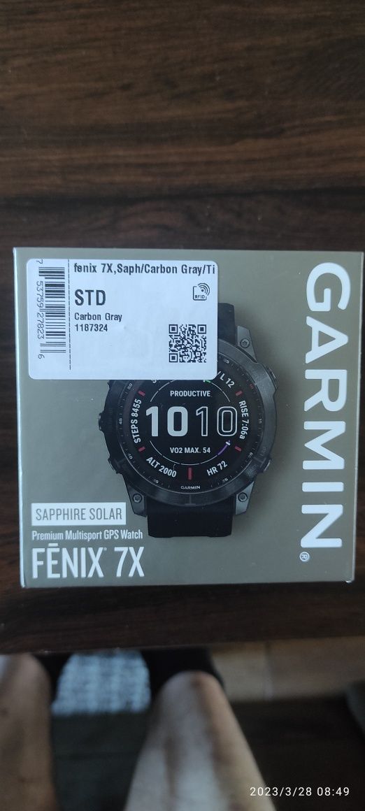 Garmin Fenix 7X Sappire Solar Tytan