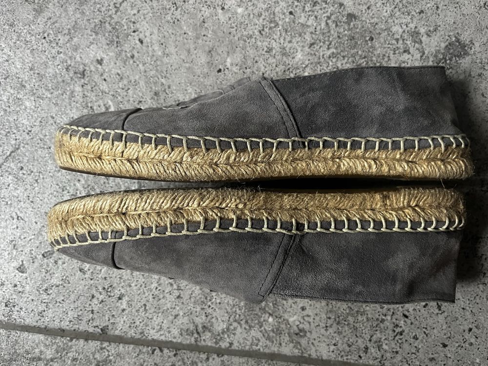 Szare espadryle chanel 38/39