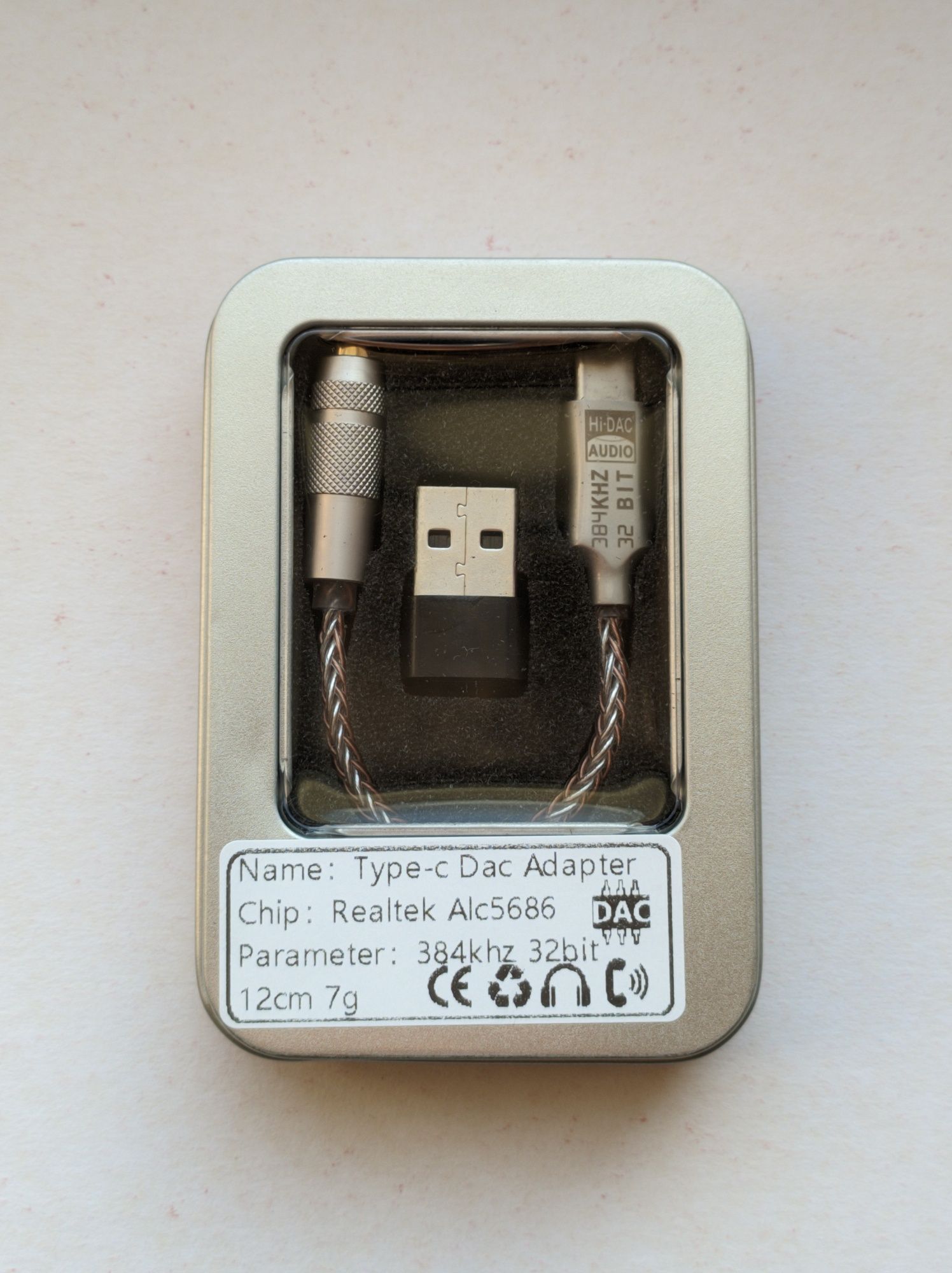 Усилитель cx31993 портативный ЦАП переходник USB Type-C на 3.5