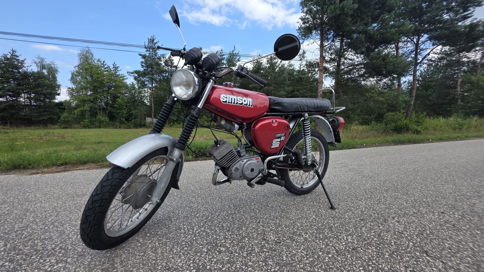 Simson s51 4 biegowy 87r zarejestrowany w Polsce Transport ladny  s51