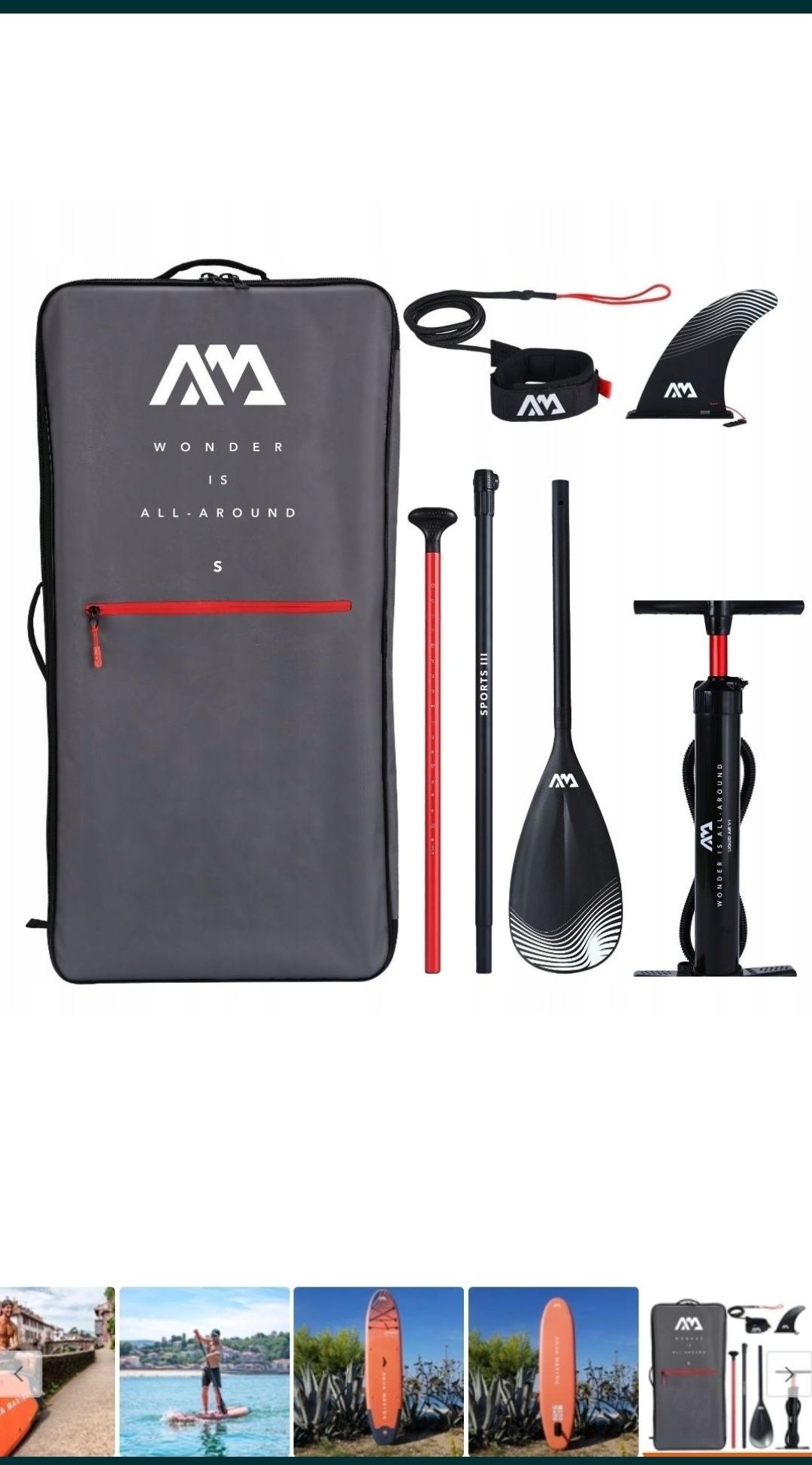 Sup Deska pompowana Aqua Marina Monster 12'0 BT-23MOP  nowe gwarancja