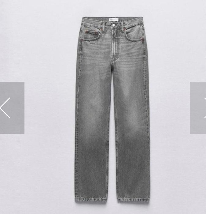 Джинси zara сірі стан нових
