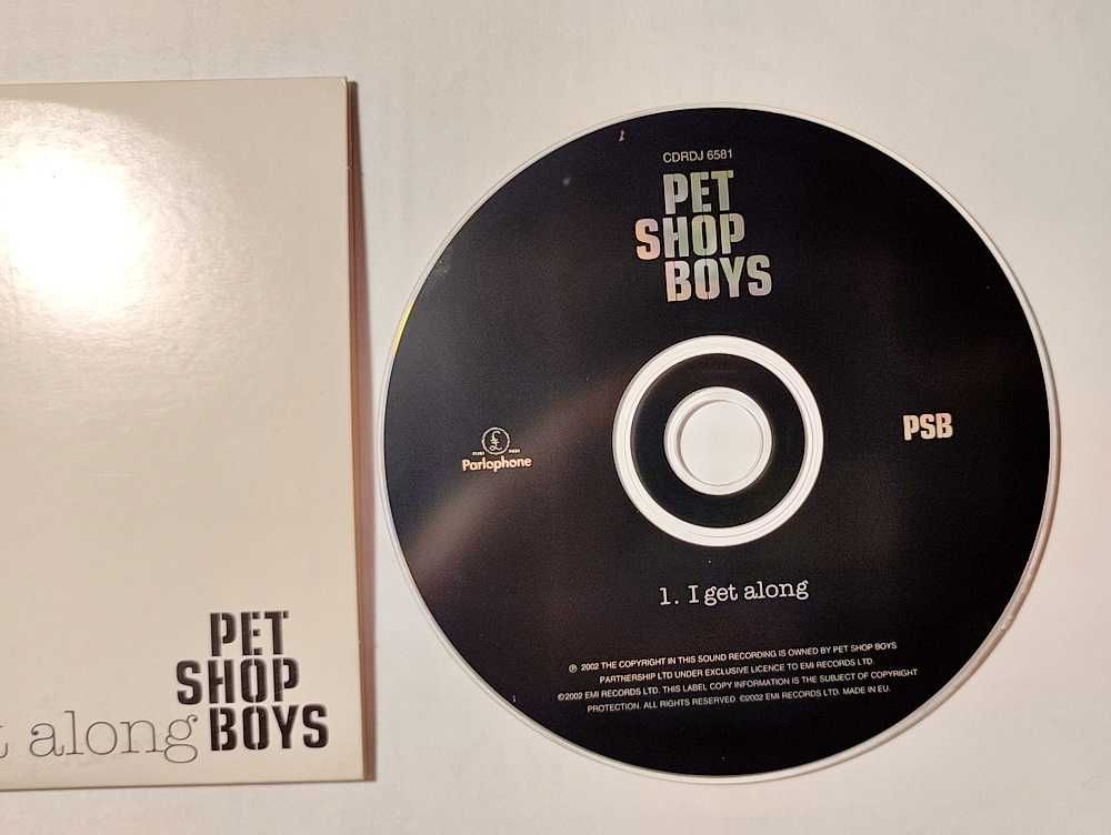 Pet Shop Boys – I Get Along CD singiel Nowy