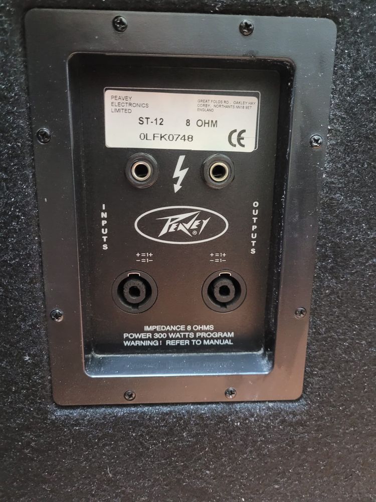 Zestaw Nagłośnieniowy PEAVEY MP600 wraz z Kolumnami  ST-12 SUPER STAN