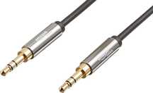amazonbasics kabel audio długość kabla 1,2 m jack 3.5mm