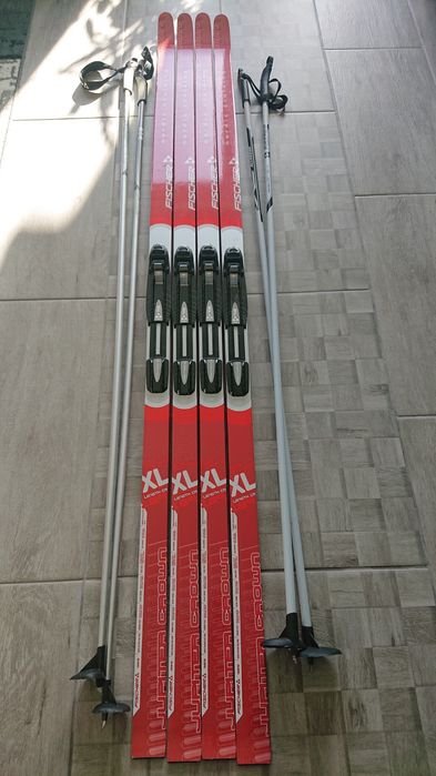Narty biegowe 2 komp. Fischer Jupiter Crown 189/N750 + kijki i torba