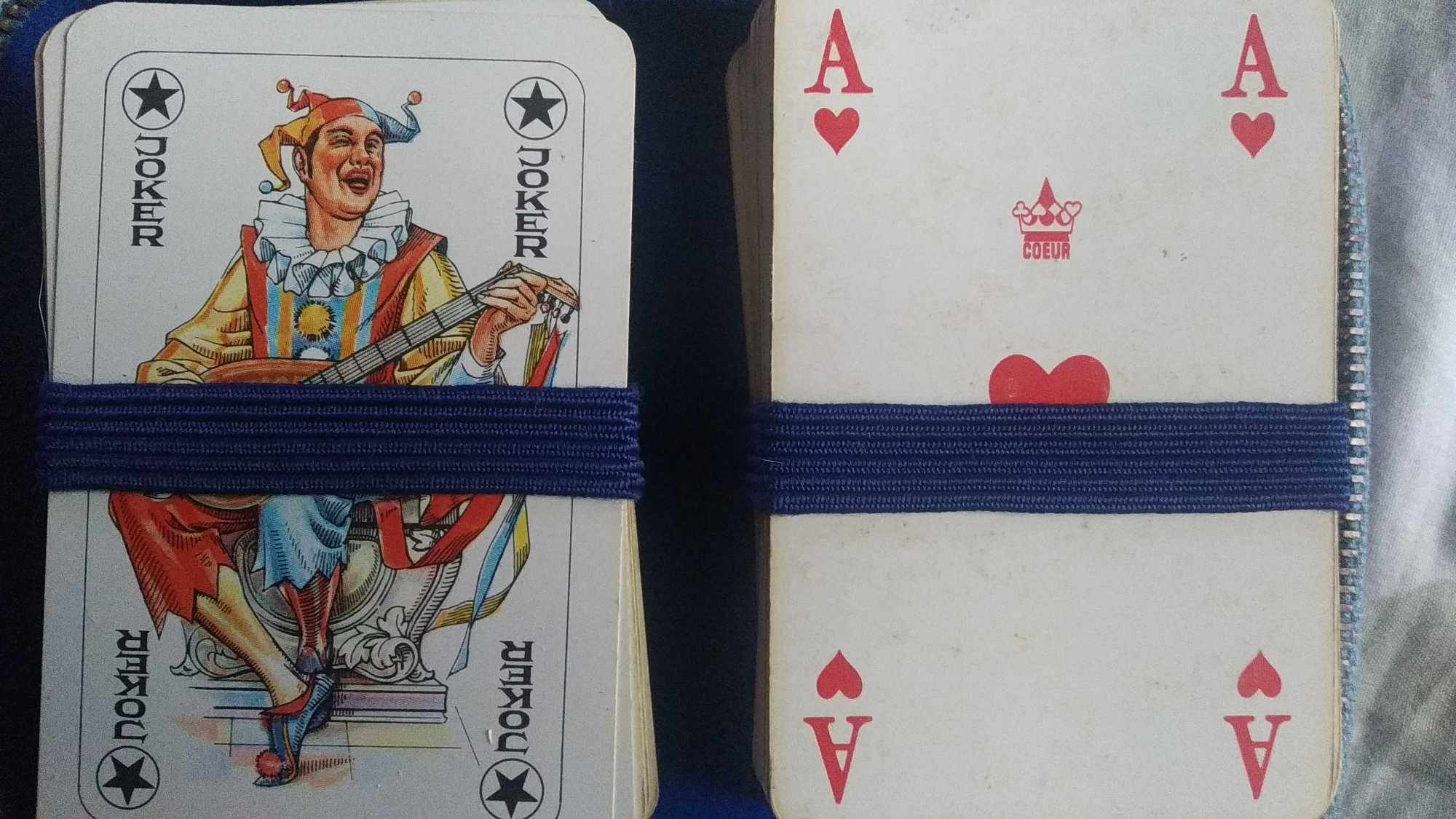 Stare karty do gry w brydża, lata 70te