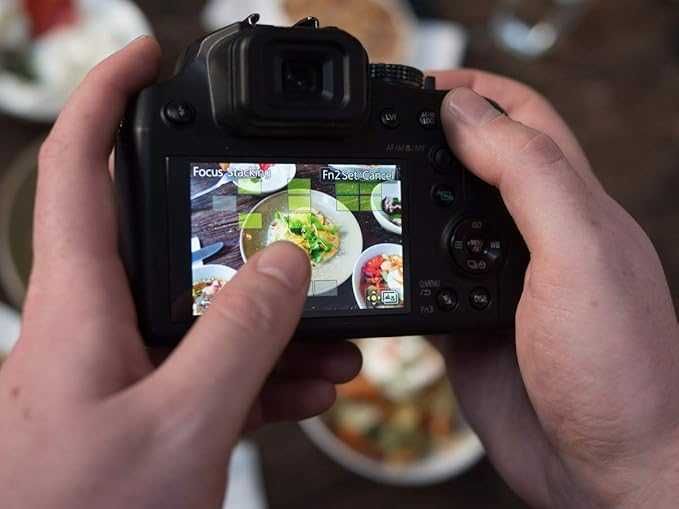 Máq Fotográfica Panasonic Lumix DC FZ-82 e mala National Geographic