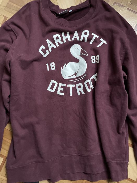 Carhartt Detroit Vintage burgundy color
