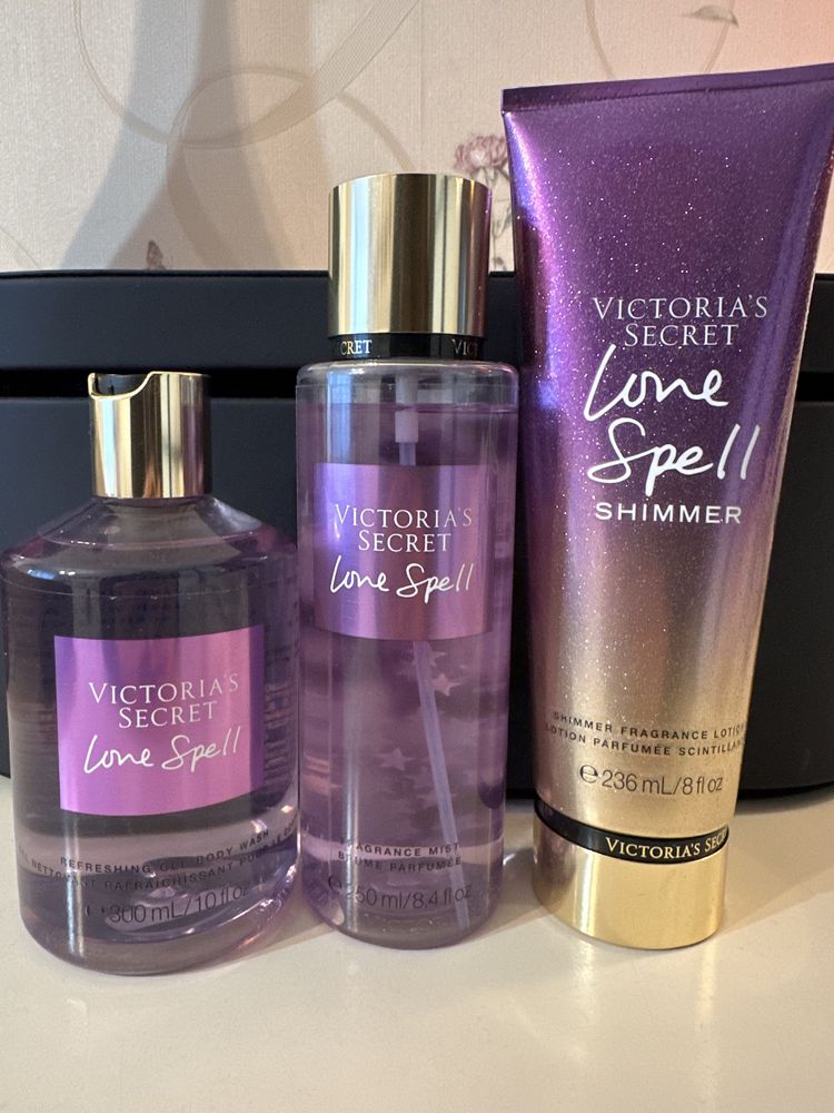 Victoria’s Secret спрей для тіла, гель для душу, лосьог з шимером