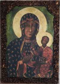Obraz na płótnie i desce - Matka Boska Częstochowska
