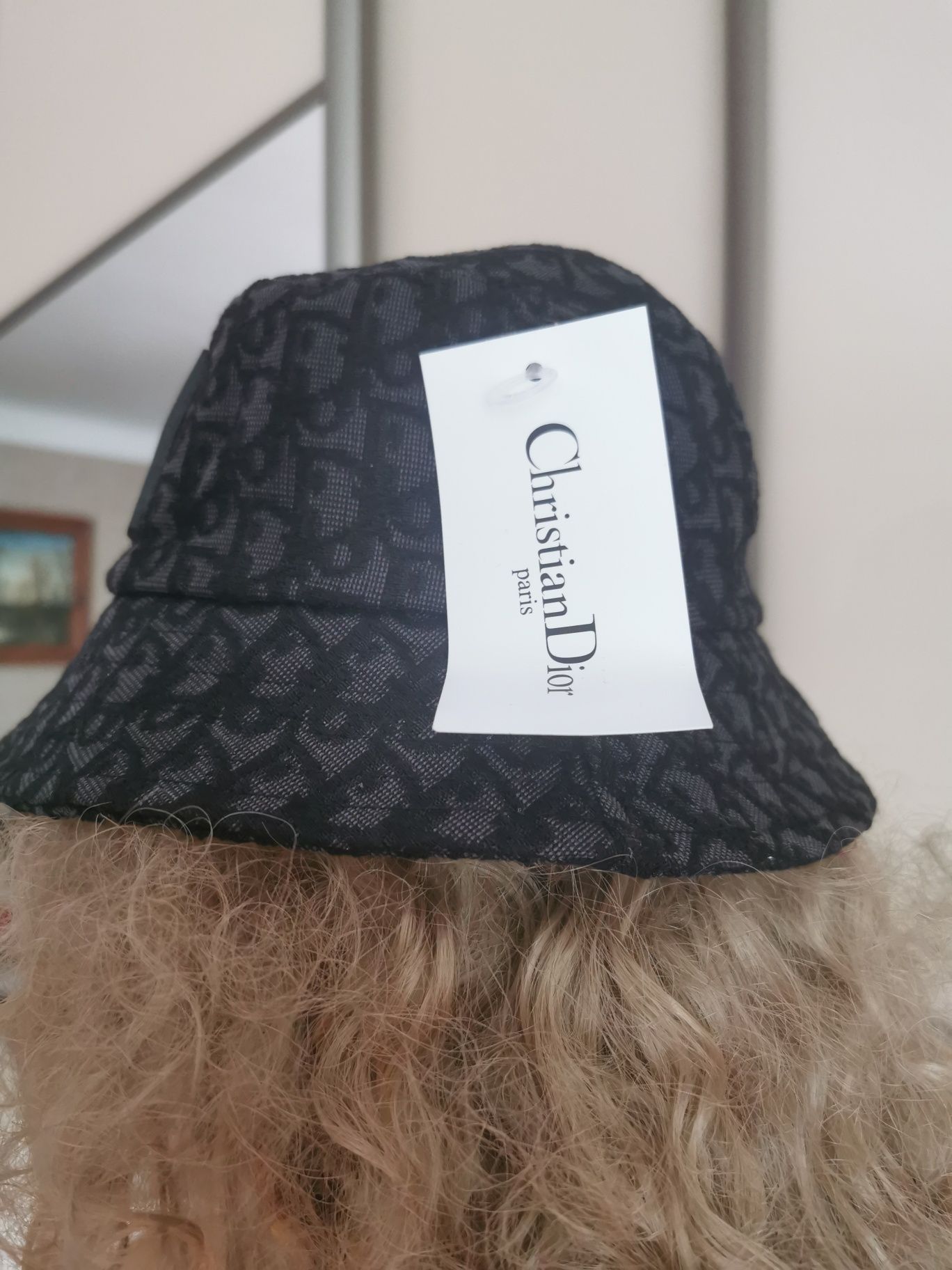 Nowy męski kapelusz Dio w kolorze czarnym