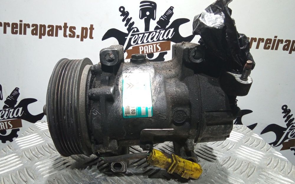 Compressor de ar condicionado Peugeot 206 1.4 HDI REF: SD6V12