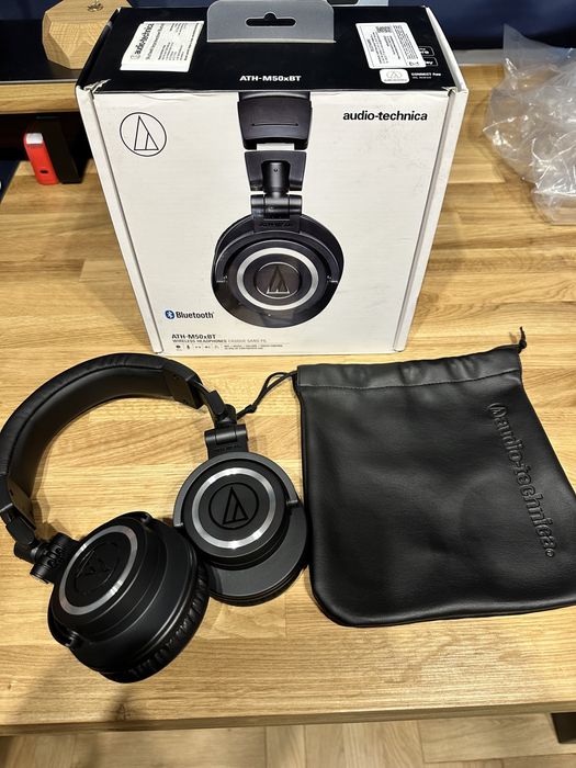 Słuchawki bezprzewodowe Audio Technica ATH M50xBT jak nowe!