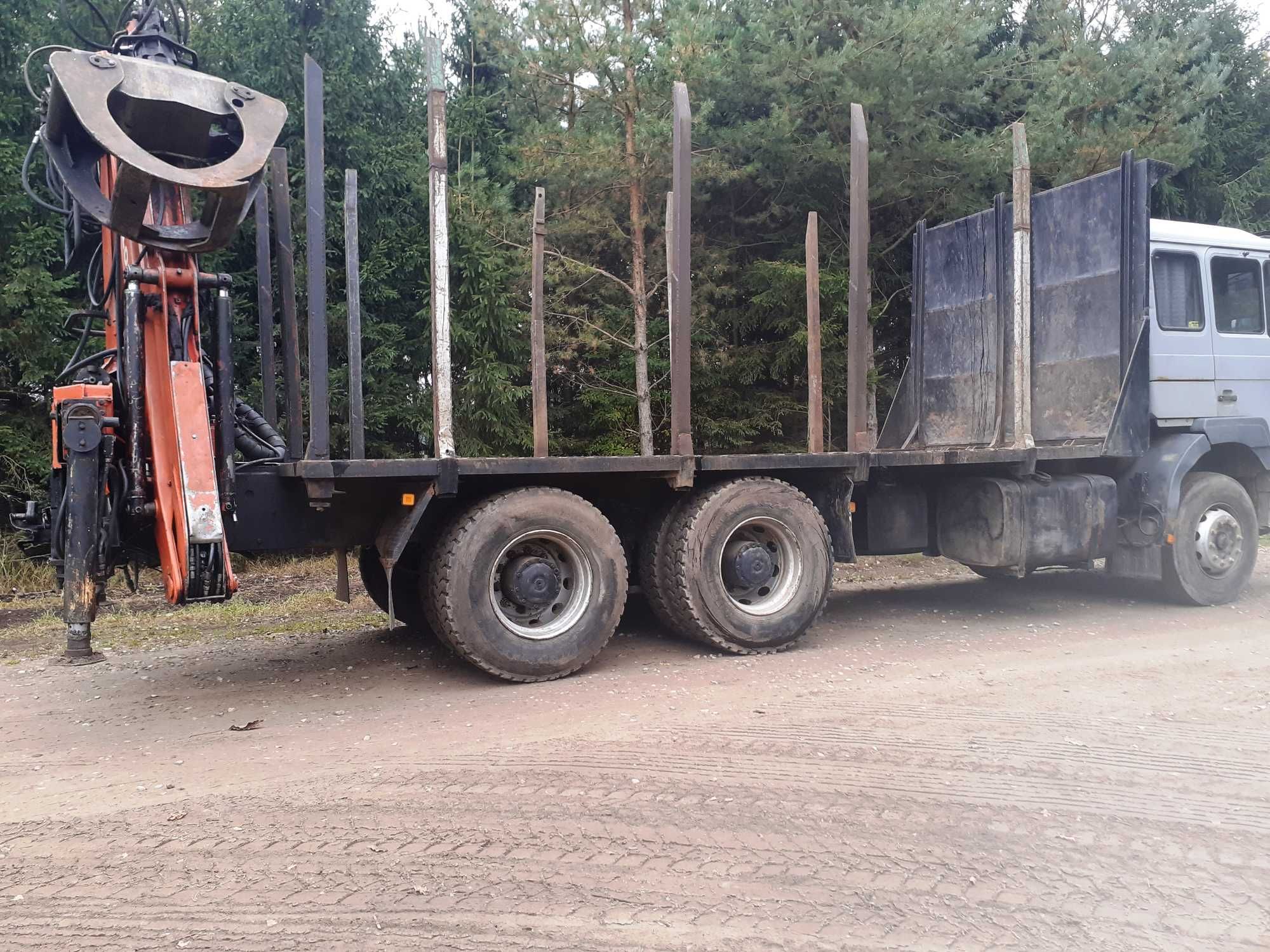 Man f2000 6x4 do drewna, cały resor, zwolnice
