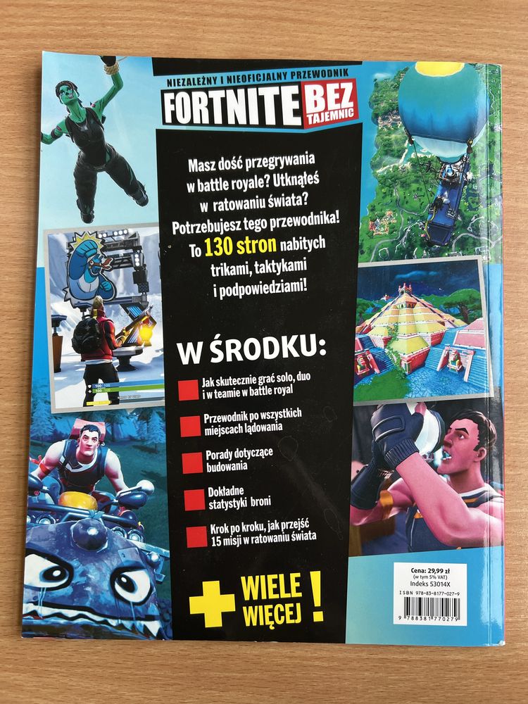 Fortnite bez tajemnic książka album magazyn gratis