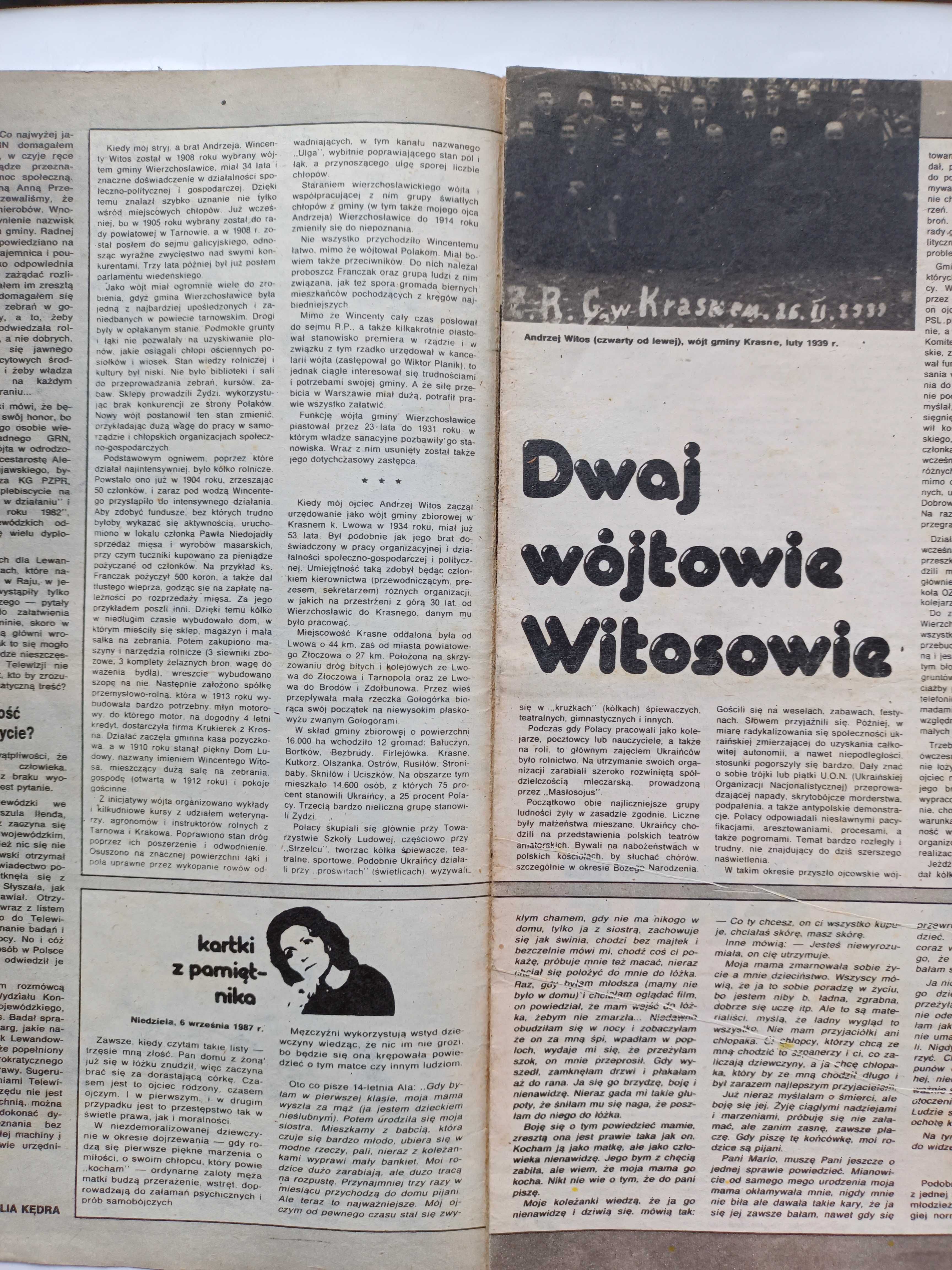 TIM 
Tygodniowy ilustrowany magazyn
Nr   47 z 25 listopada 1987 r.