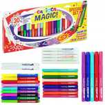 Carioca Magic flamastry mazaki zmieniajace kolor 30 sztuk zestaw