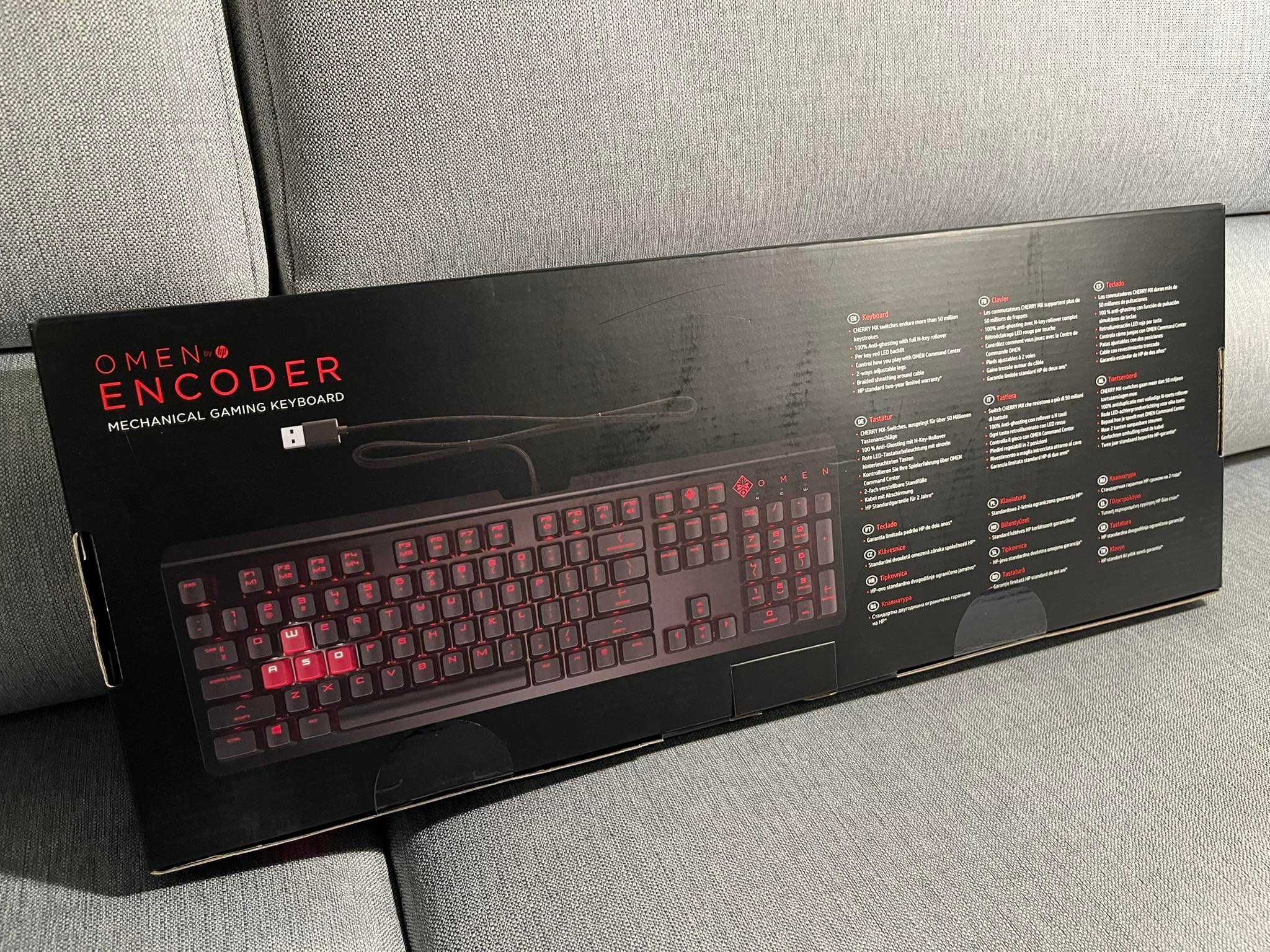 Nowa klawiatura mechaniczna Cherry MX Red HP Omen Encoder Gaming