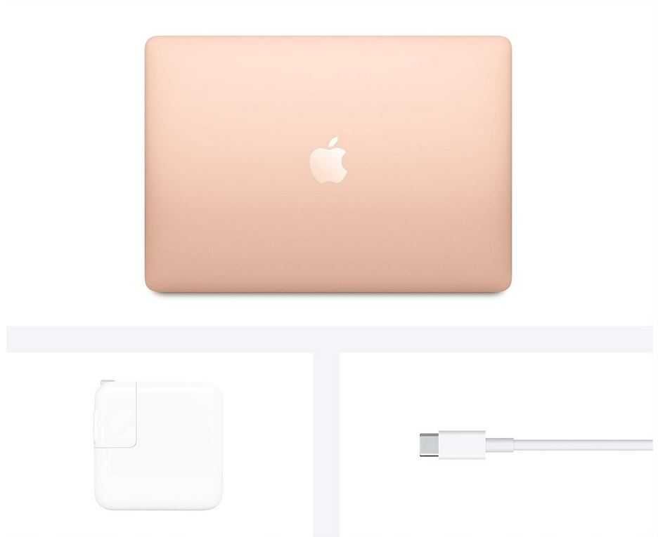 Uszkodzony Apple MacBook Air M1 8GB 256GB Gold A2337 (Faktura VAT 23%)