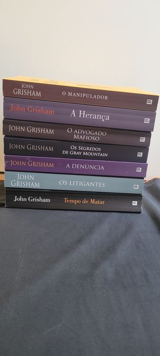 7 livros livros John Grishman + oferta