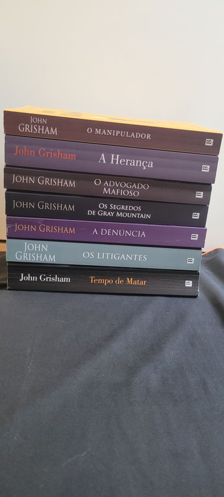 7 livros livros John Grishman + oferta