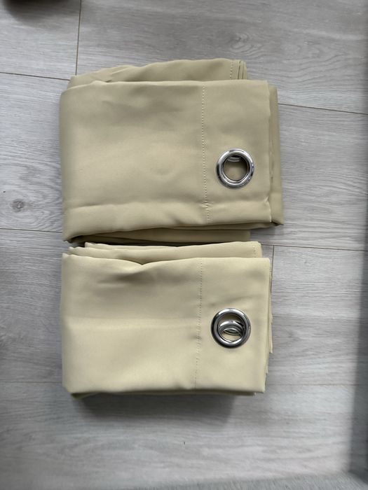 2 Zasłony 140x245cm Zaciemniające Termiczne Na Przelotkach