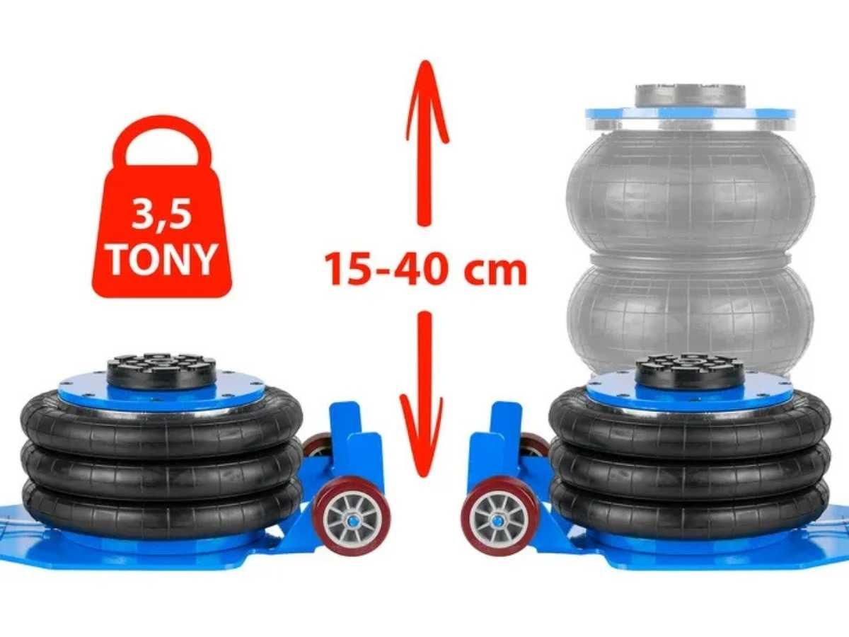 PODNOŚNIK Pneumatyczny Poduszkowy Bałwanek 3.5T Nowy Model 2025 +guma