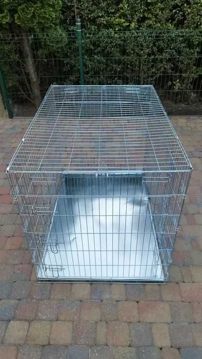 Klatka kennelowa XXL 118x78x84 cm ocynk