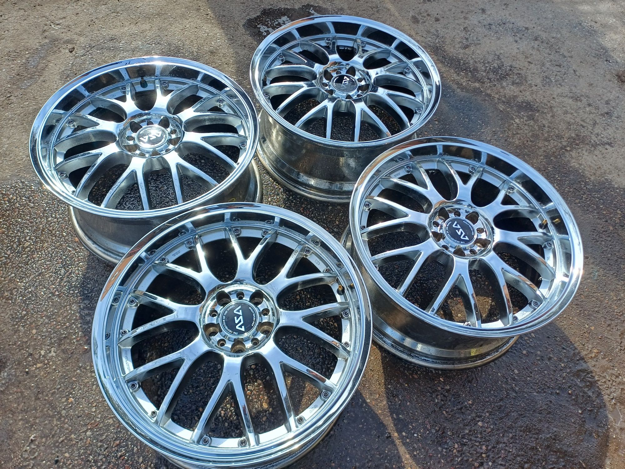 Felgi 19" ASA Revolution 5x112 et35 8,5J oc57,1 mm lustro chrom
