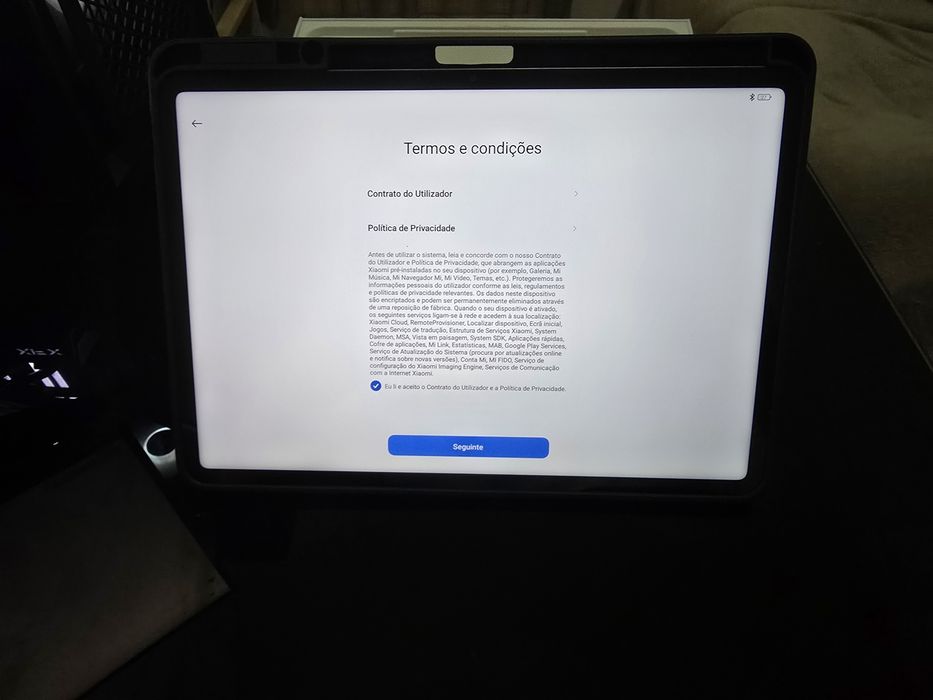 Tablet Xiaomi Pad 7 + capa de proteção e 2 peliculas por aplicar