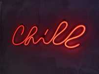 Neon LED Chill na sciane