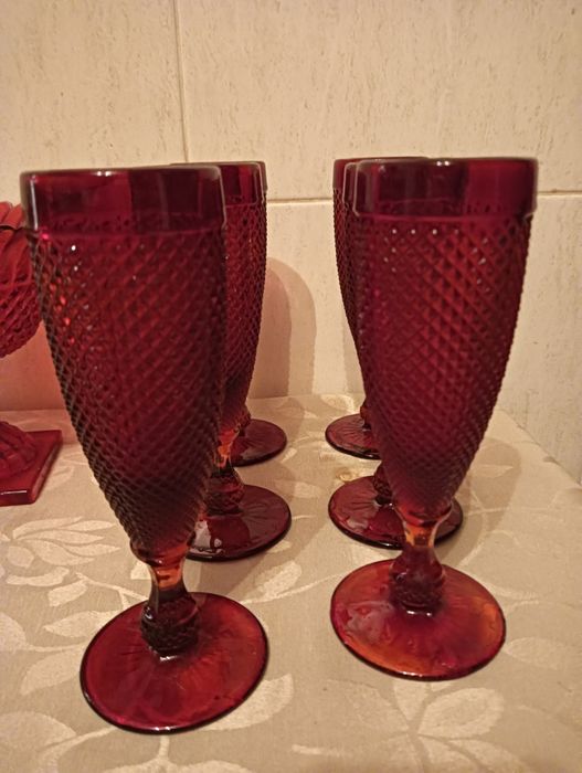 Flutes vermelhos natalicios