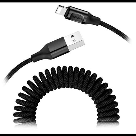 ROCK Lightning Metal Stretchable Charge&Sync Cable 1500mm