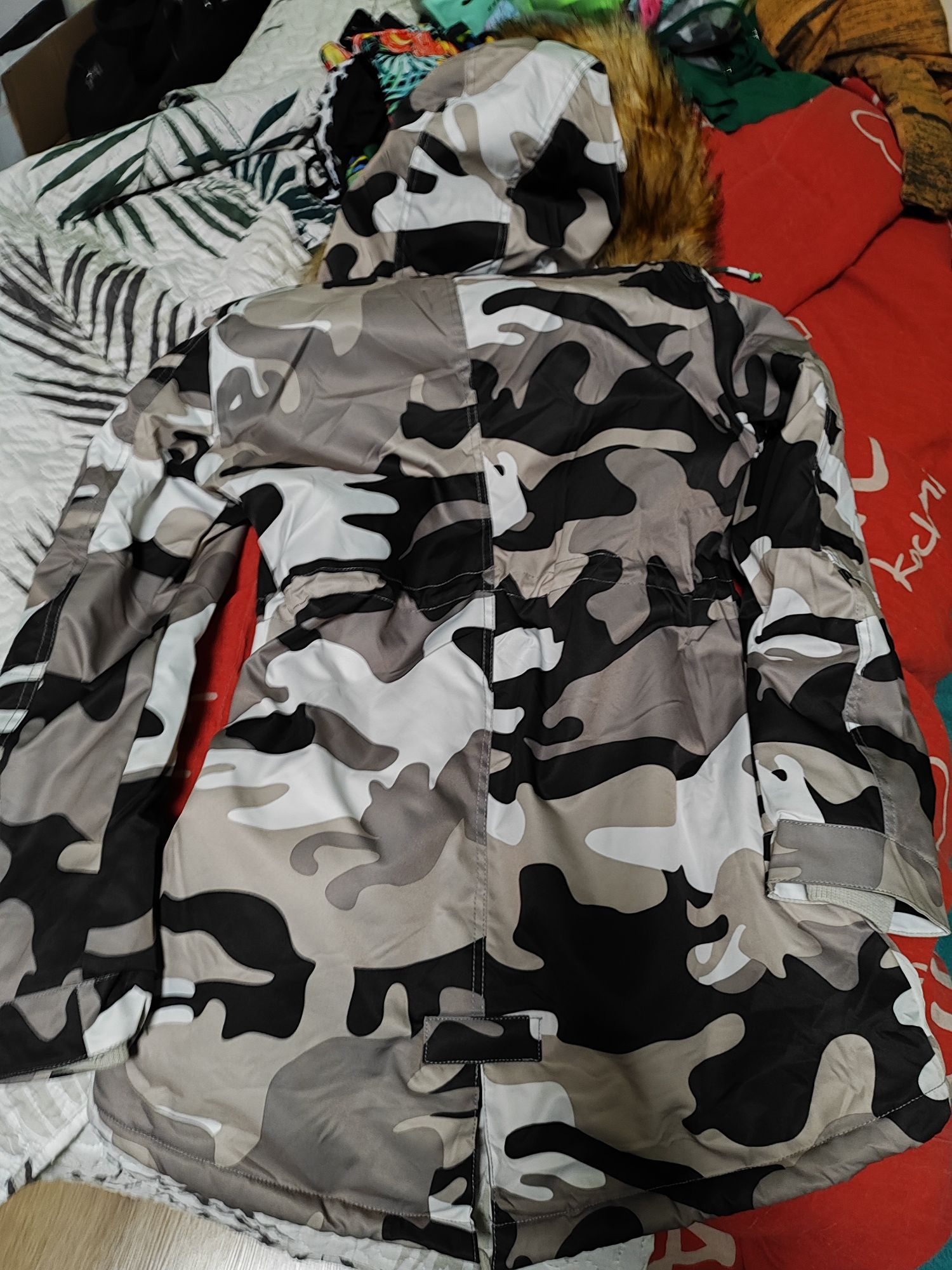Nowa Parka kurtka zimowa moro damska M