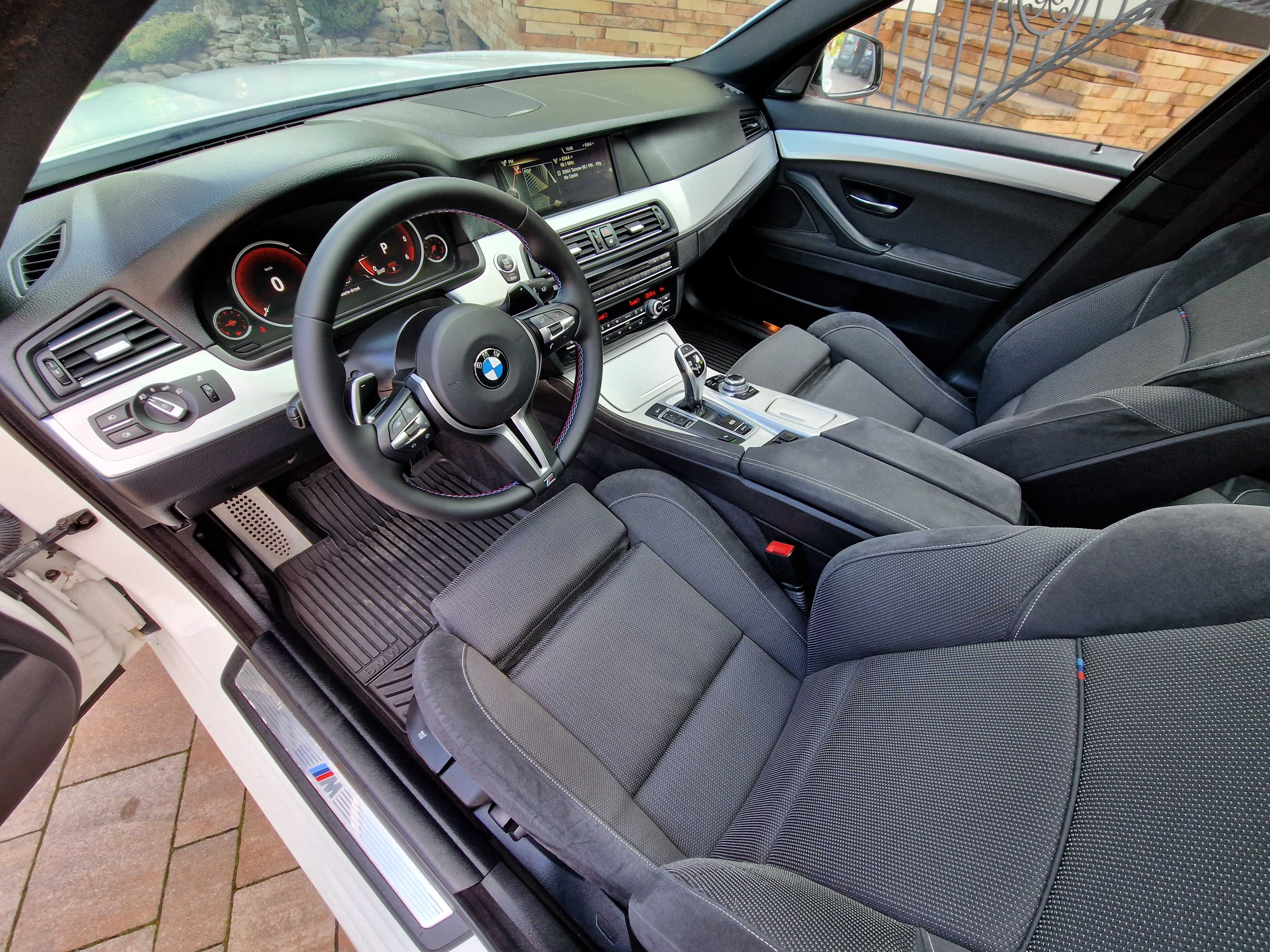 BMW F11 525d Mpakiet Virtual kokpit łopatki F1 Harman Kardon Bi Turbo