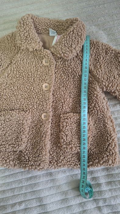 Шубка тедді дитяча осінньо-весняна на дівчинку 9-12 міс