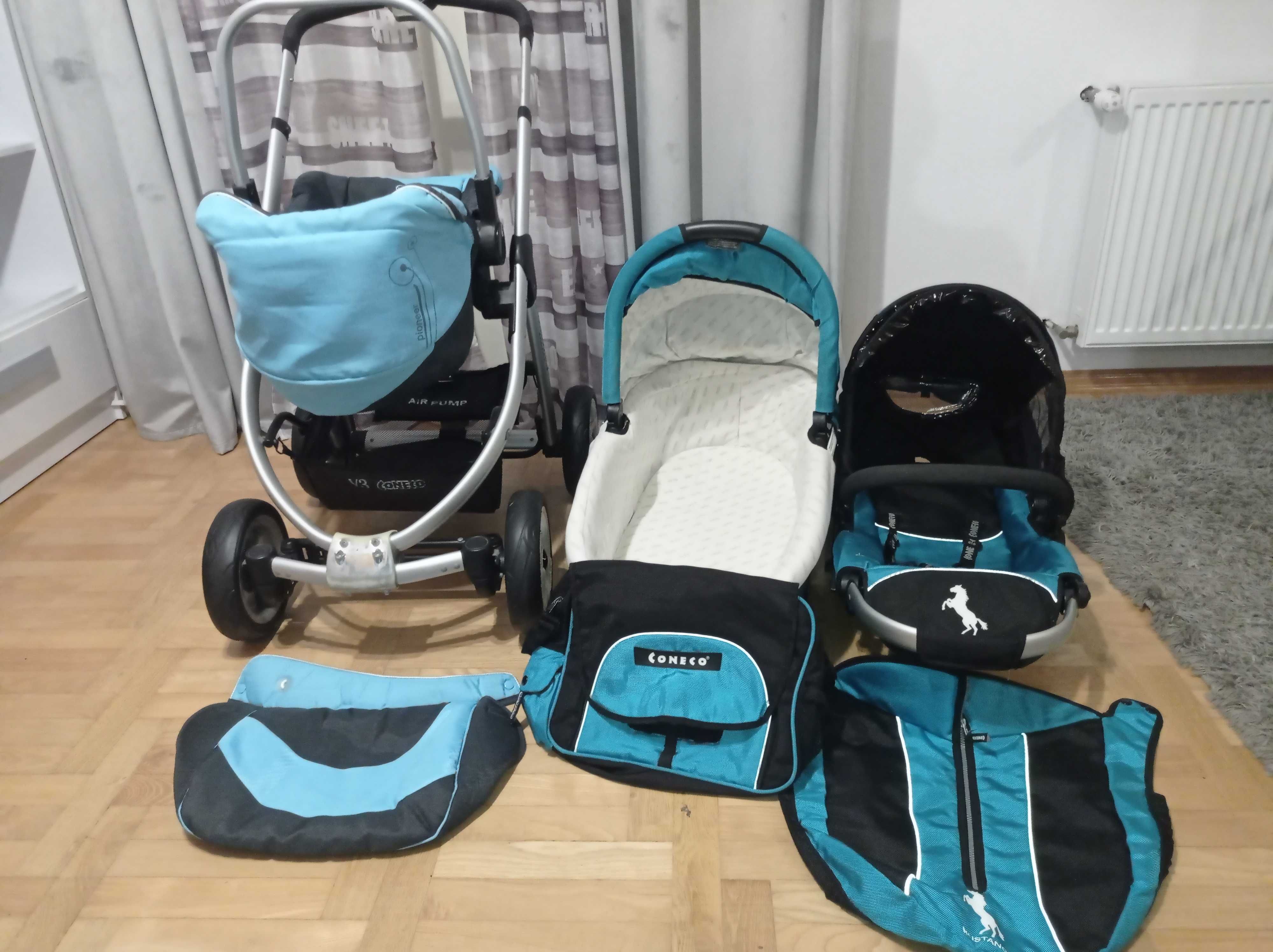 Coneco MUSTANG wózek dziecięcy 3 w 1