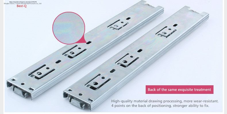 Par de guias para gavetas 50 cm (novo)