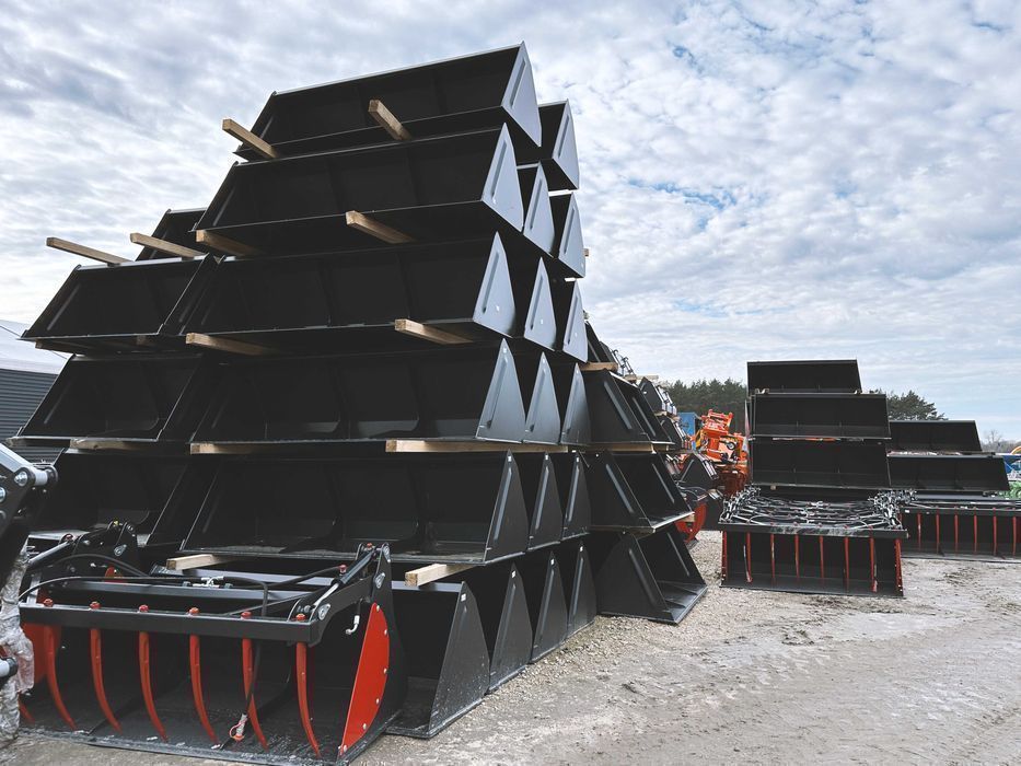 Łyżka 1,2–2,4 m HARDOX do materiałów sypkich Euro raty