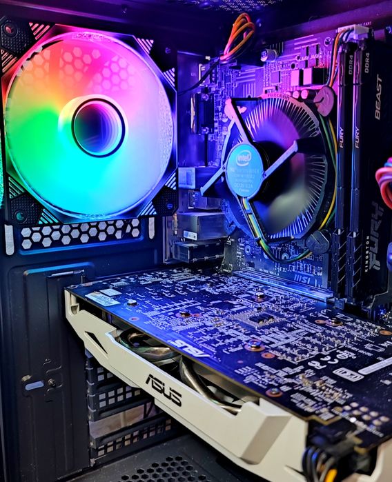 Игровой ПК i3 10100F GTX 1060 6GB CS 2 GTA5 WOT fortnite RUST dota2