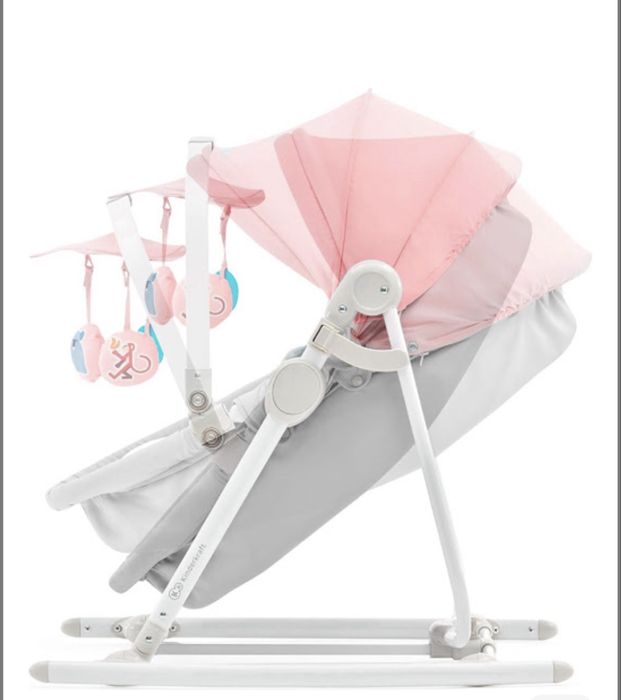 Шезлонг-гойдалка Kinderkraft Unimo 5 в 1 Pink