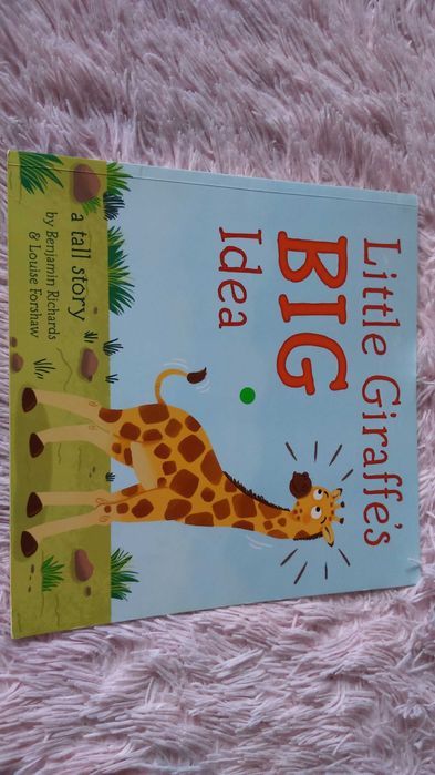 Дитяча книга англійською Little Giraffes BIG Idea a tall story