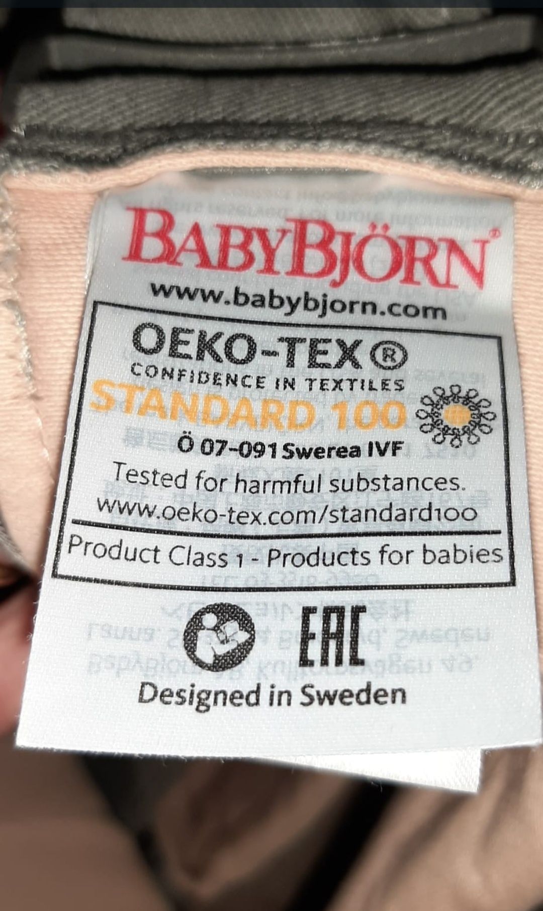 Marsupio Babybjörn