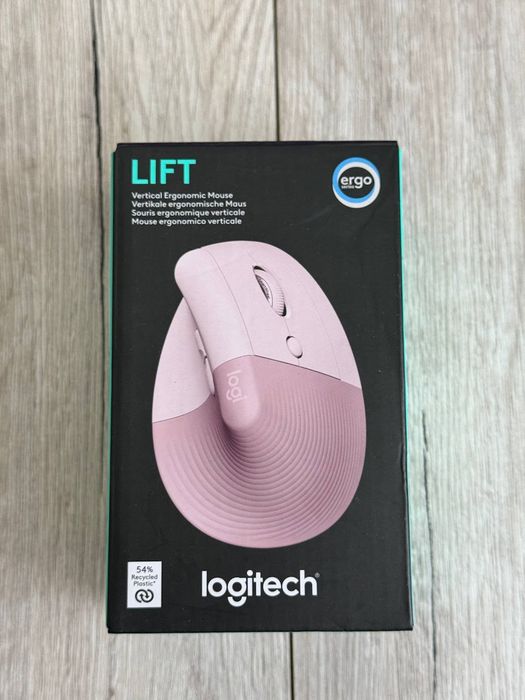 Комп'ютерна миша Logitech Lift Vertical Ergonomic Rose (910-006478)