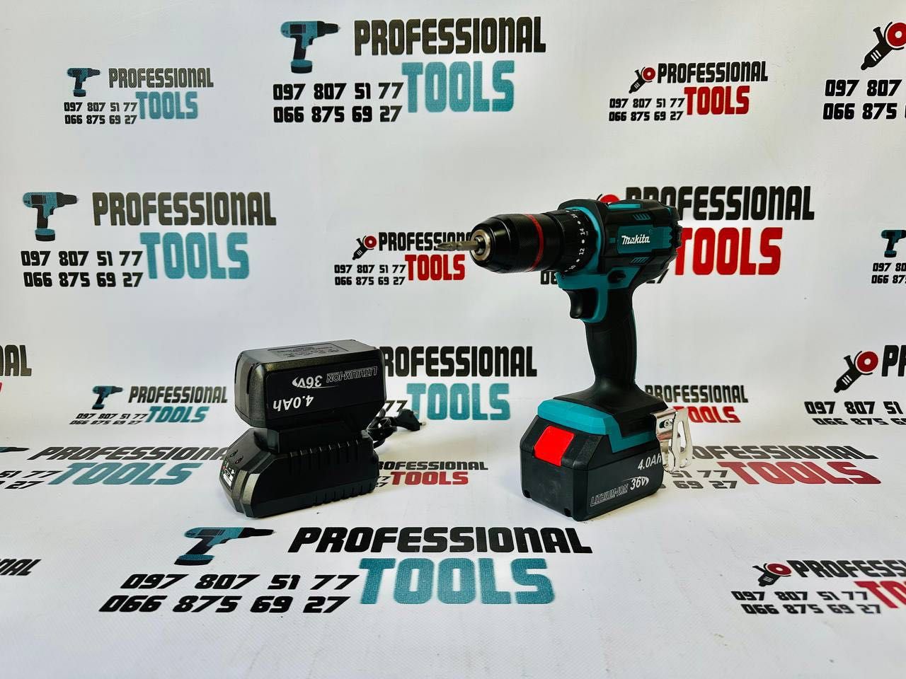 Шуруповерт Акумуляторний Makita DCD917 36V/4Аh ( З Режимом Удару )