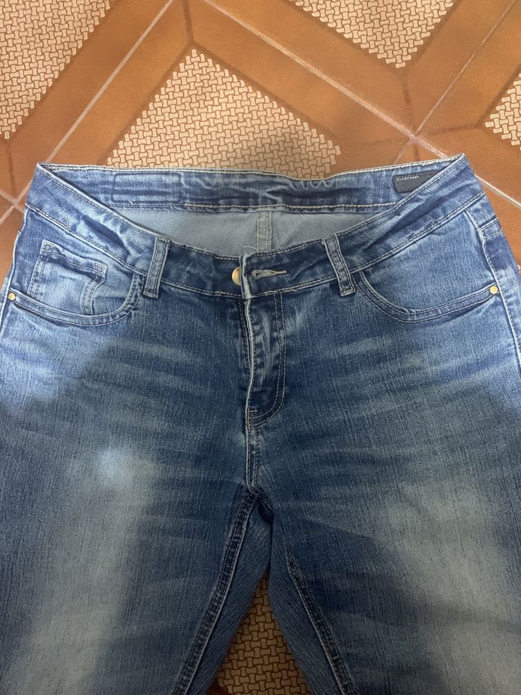 Calças ganga jeans Quebramar senhora tamanho 38
