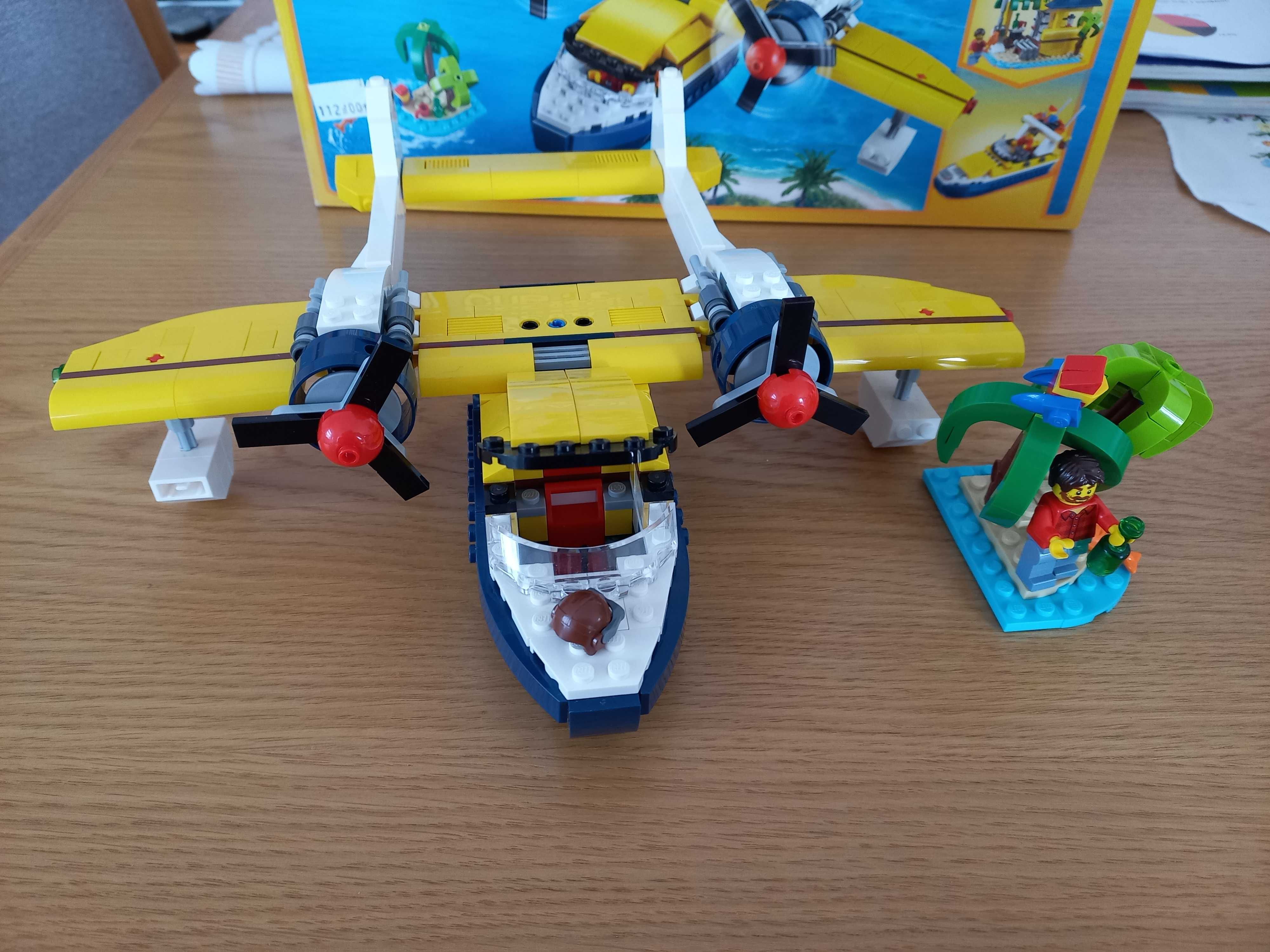 Lego creator 31064 3 w 1 śmigłowiec, motorówka  i domek na plaży