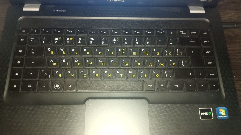 Ноутбук hp presario CQ56, c Windows 10Pro готовий до роботи