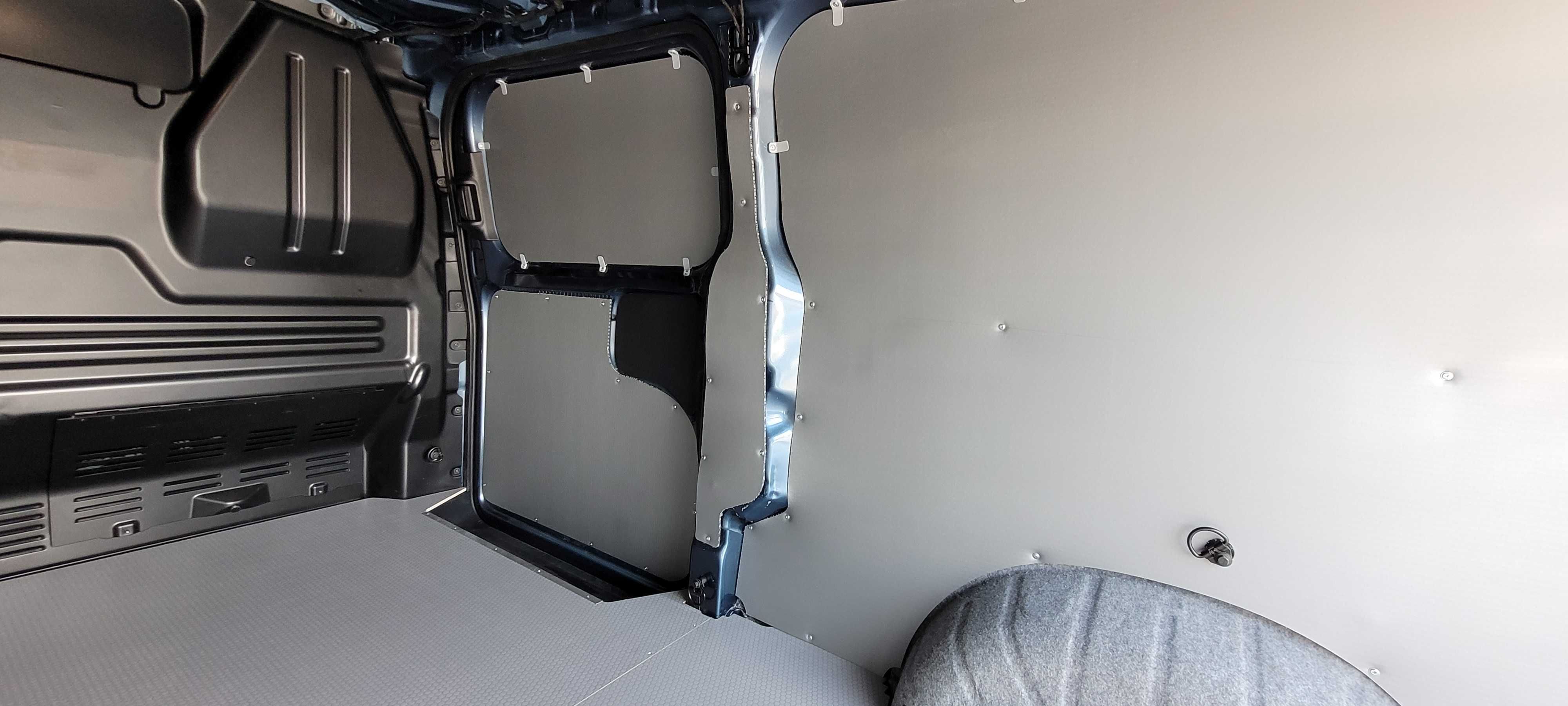 Zabudowa paki Ford Custom, CUSTOM II, VW T7 sklejka, podłoga boki